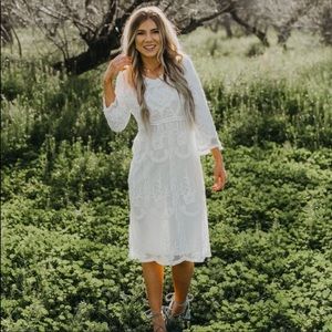 White Lace Dress